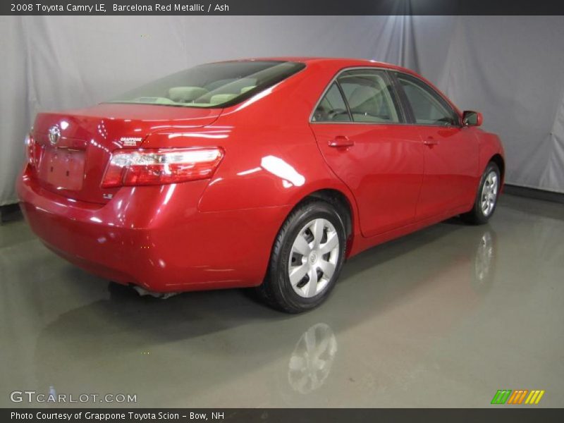 Barcelona Red Metallic / Ash 2008 Toyota Camry LE