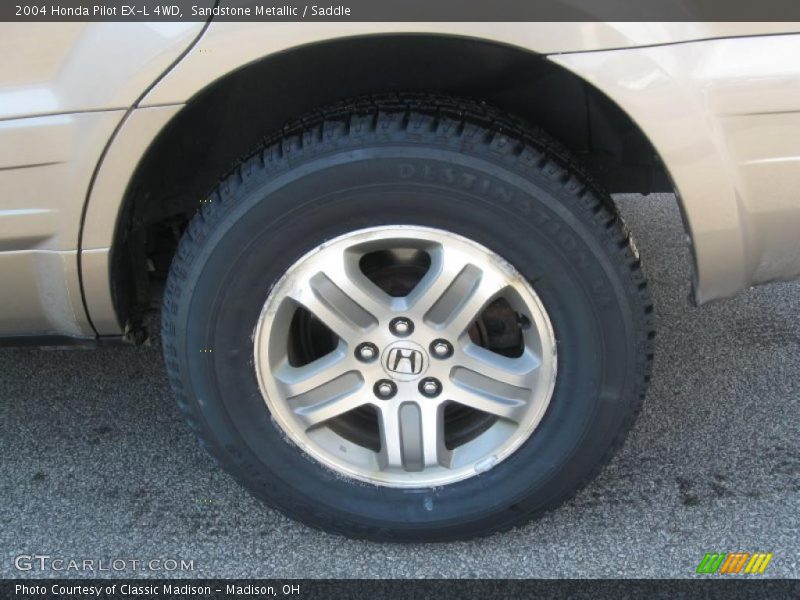 Sandstone Metallic / Saddle 2004 Honda Pilot EX-L 4WD