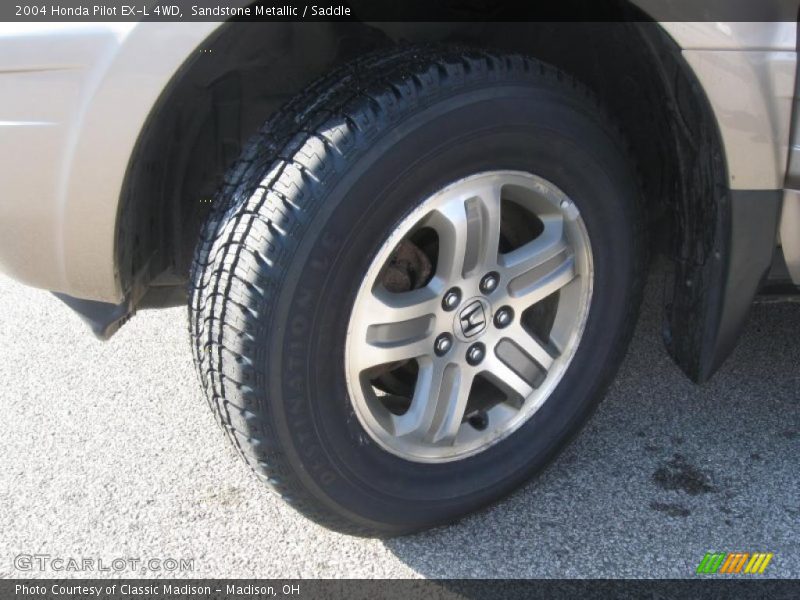 Sandstone Metallic / Saddle 2004 Honda Pilot EX-L 4WD