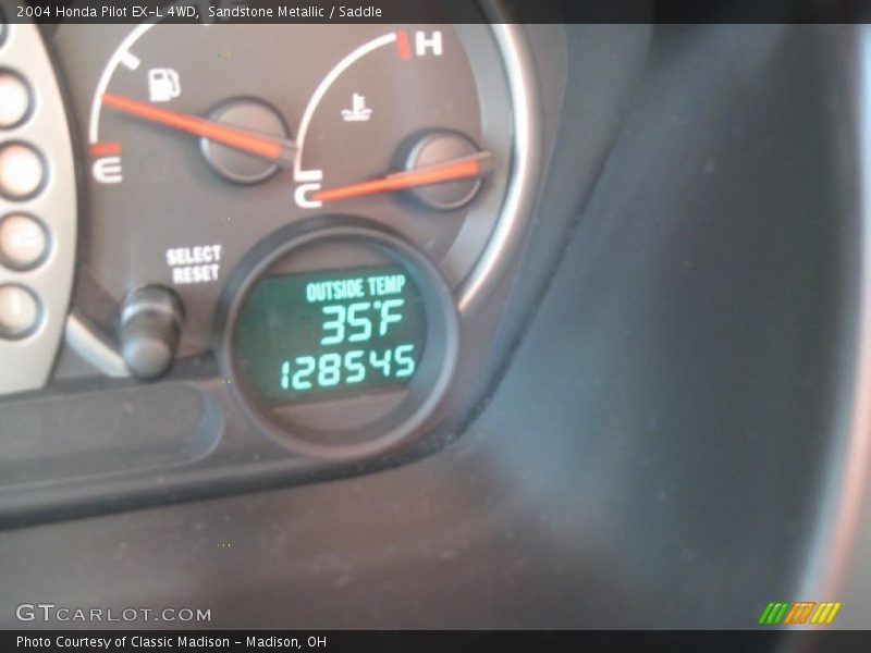 Sandstone Metallic / Saddle 2004 Honda Pilot EX-L 4WD