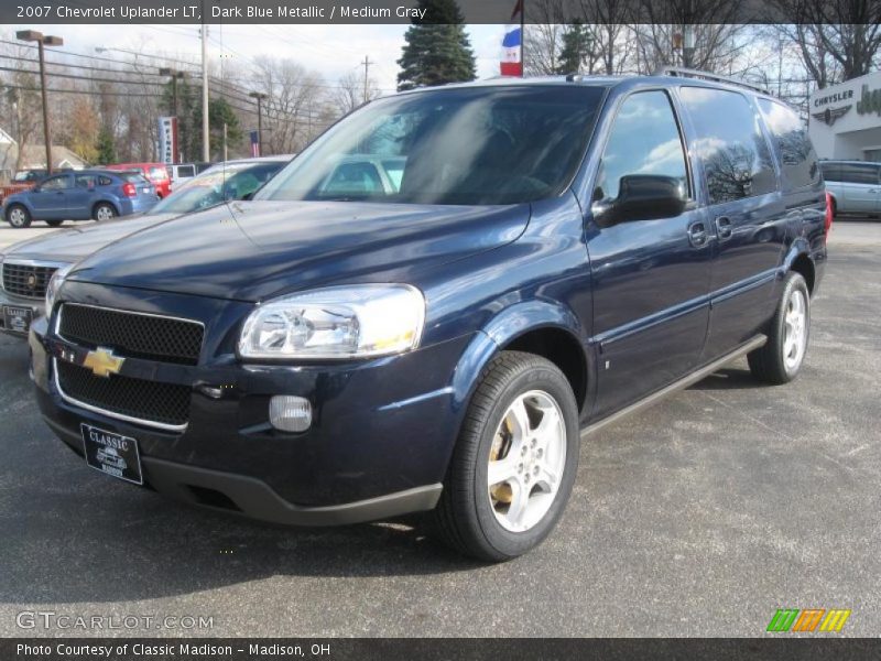 Dark Blue Metallic / Medium Gray 2007 Chevrolet Uplander LT