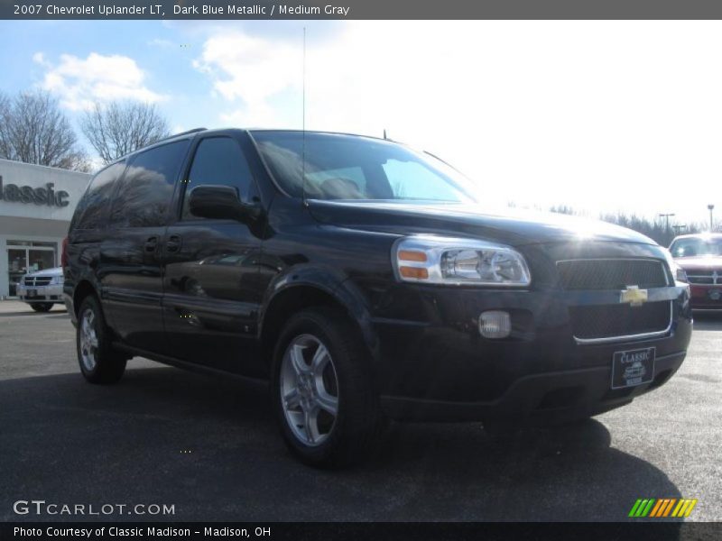 Dark Blue Metallic / Medium Gray 2007 Chevrolet Uplander LT