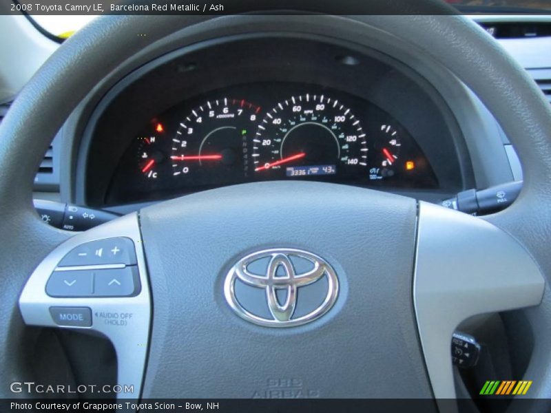 Barcelona Red Metallic / Ash 2008 Toyota Camry LE