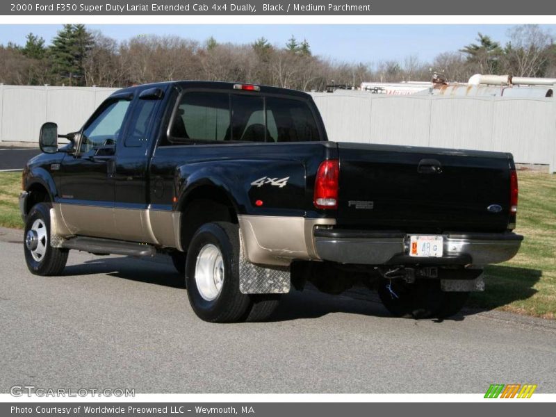 Black / Medium Parchment 2000 Ford F350 Super Duty Lariat Extended Cab 4x4 Dually