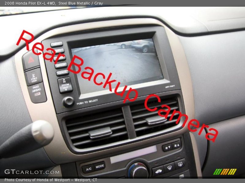 Steel Blue Metallic / Gray 2008 Honda Pilot EX-L 4WD