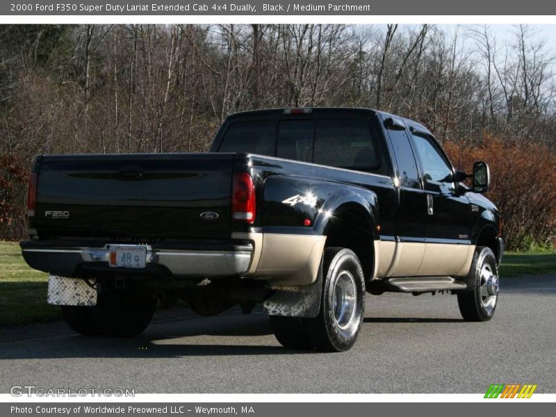 Black / Medium Parchment 2000 Ford F350 Super Duty Lariat Extended Cab 4x4 Dually