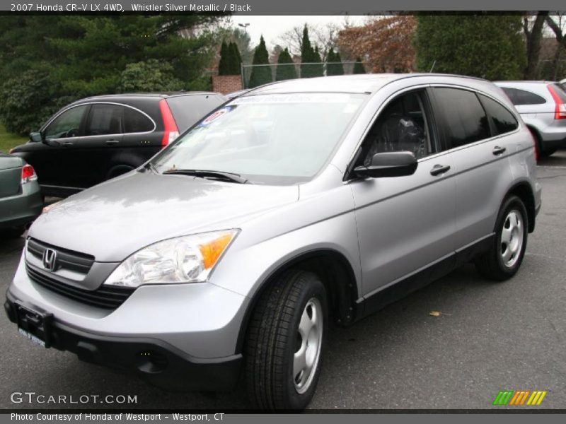 Whistler Silver Metallic / Black 2007 Honda CR-V LX 4WD