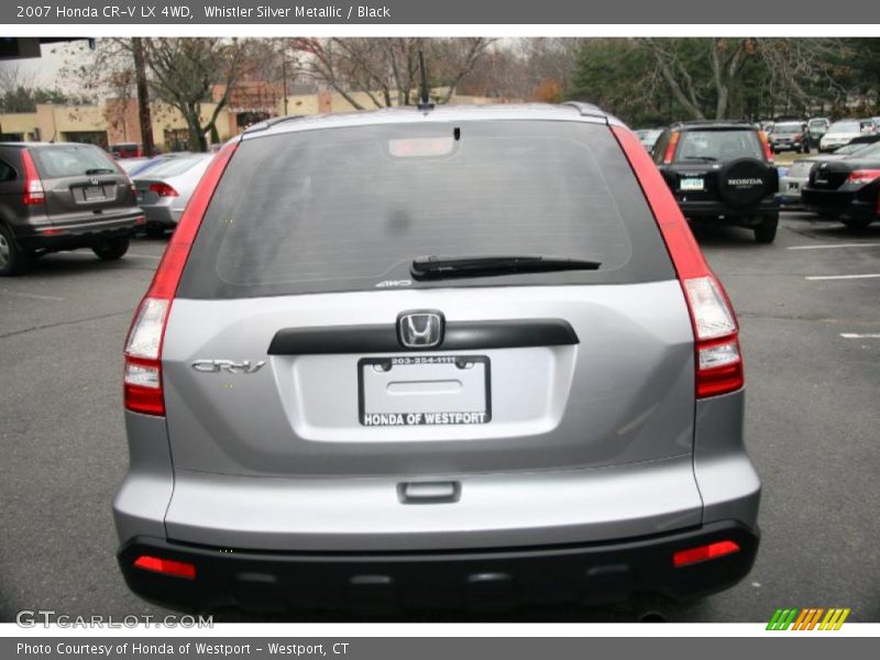 Whistler Silver Metallic / Black 2007 Honda CR-V LX 4WD