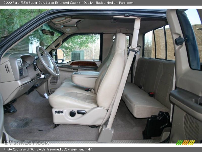  2000 F350 Super Duty Lariat Extended Cab 4x4 Dually Medium Parchment Interior