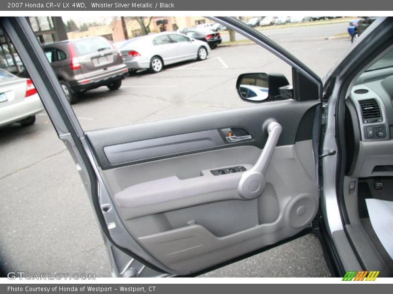 Whistler Silver Metallic / Black 2007 Honda CR-V LX 4WD