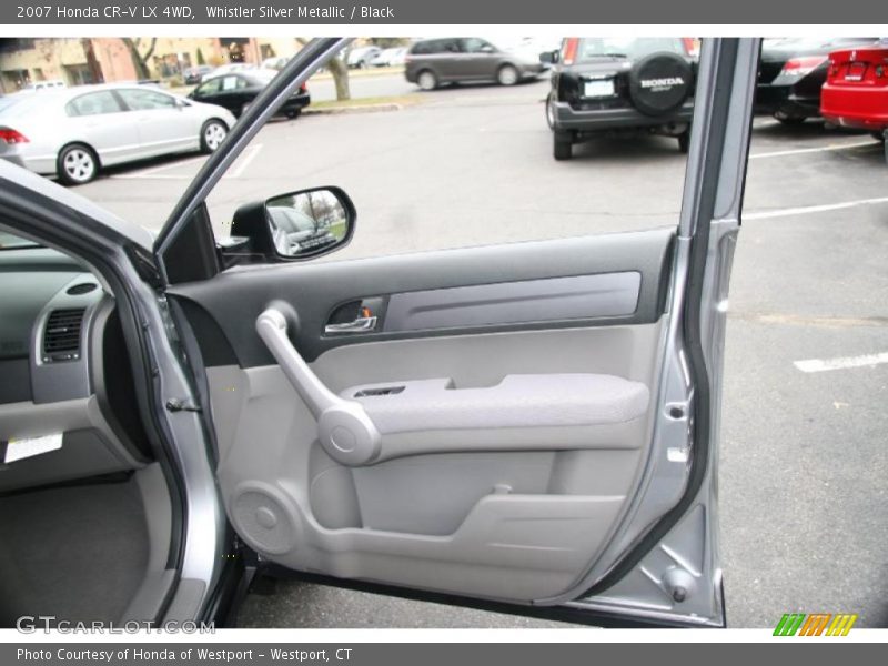 Whistler Silver Metallic / Black 2007 Honda CR-V LX 4WD