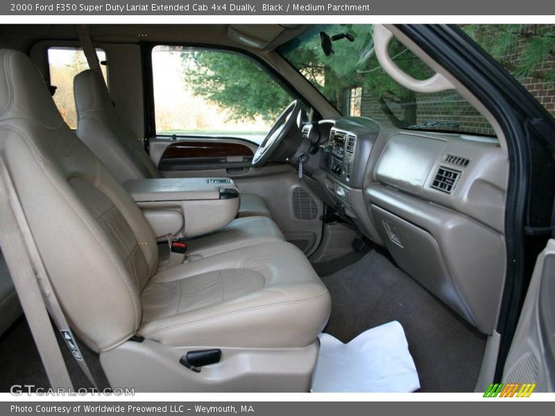 Black / Medium Parchment 2000 Ford F350 Super Duty Lariat Extended Cab 4x4 Dually