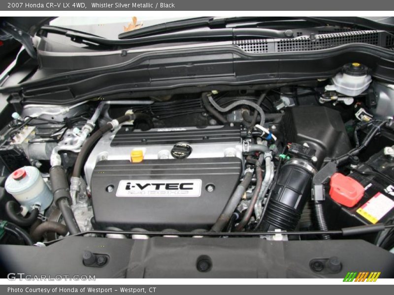 Whistler Silver Metallic / Black 2007 Honda CR-V LX 4WD