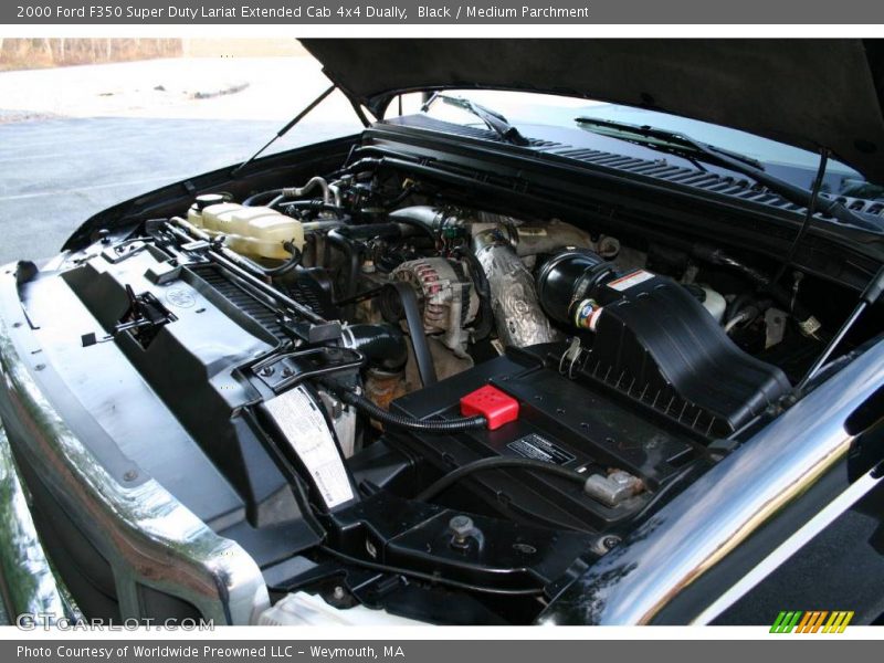 Black / Medium Parchment 2000 Ford F350 Super Duty Lariat Extended Cab 4x4 Dually