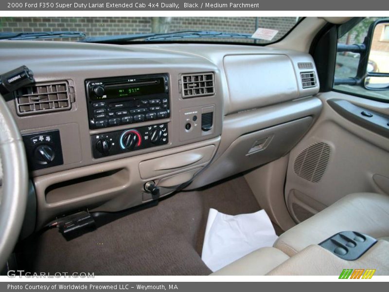 Black / Medium Parchment 2000 Ford F350 Super Duty Lariat Extended Cab 4x4 Dually