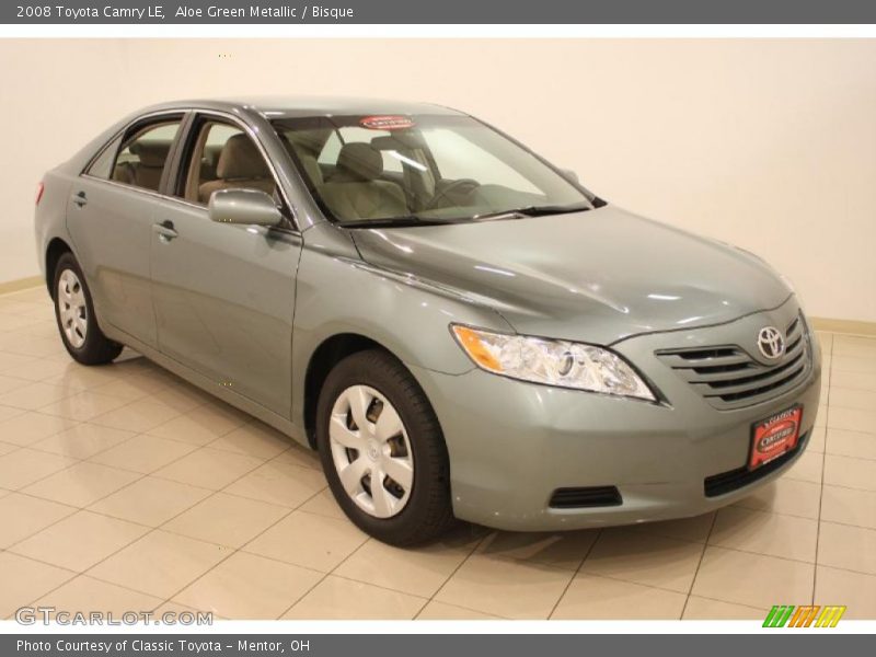 Aloe Green Metallic / Bisque 2008 Toyota Camry LE