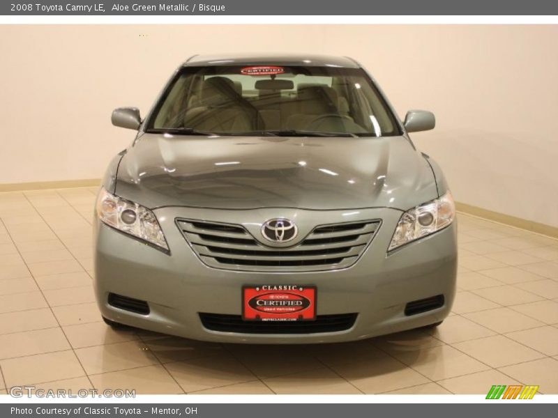 Aloe Green Metallic / Bisque 2008 Toyota Camry LE