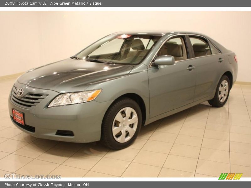 Aloe Green Metallic / Bisque 2008 Toyota Camry LE