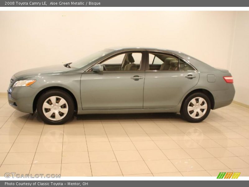 Aloe Green Metallic / Bisque 2008 Toyota Camry LE