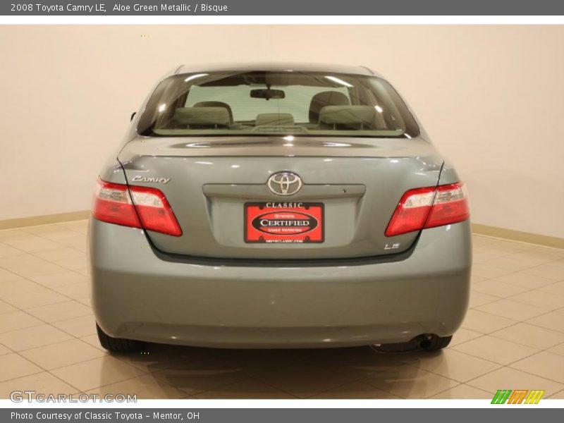 Aloe Green Metallic / Bisque 2008 Toyota Camry LE