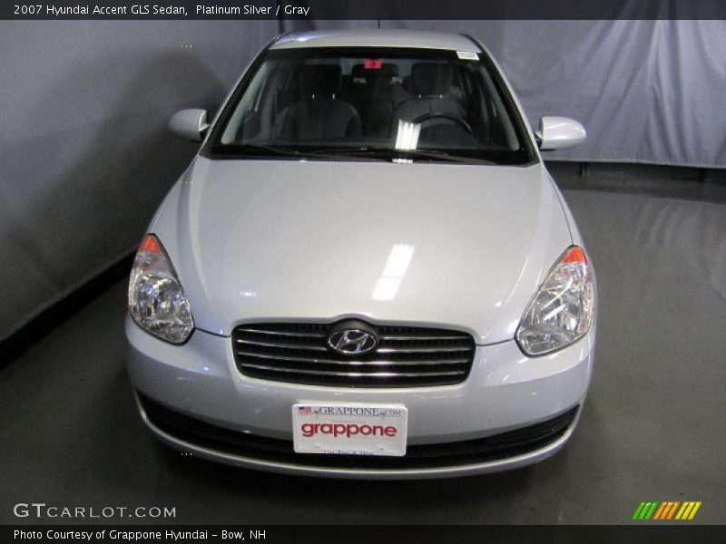 Platinum Silver / Gray 2007 Hyundai Accent GLS Sedan