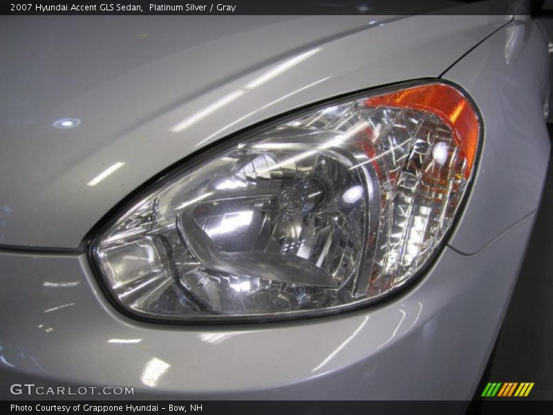 Platinum Silver / Gray 2007 Hyundai Accent GLS Sedan