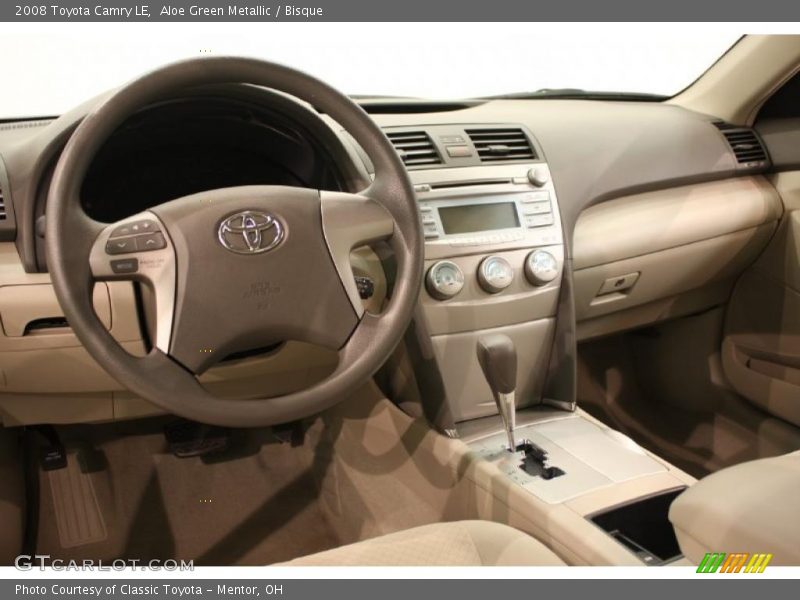 Aloe Green Metallic / Bisque 2008 Toyota Camry LE