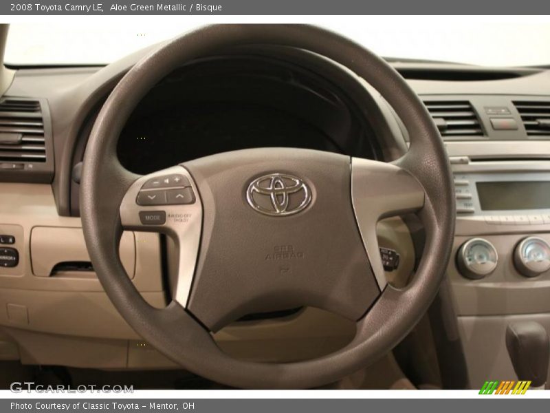 Aloe Green Metallic / Bisque 2008 Toyota Camry LE