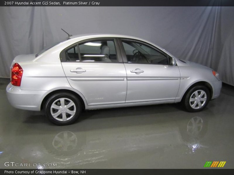 Platinum Silver / Gray 2007 Hyundai Accent GLS Sedan