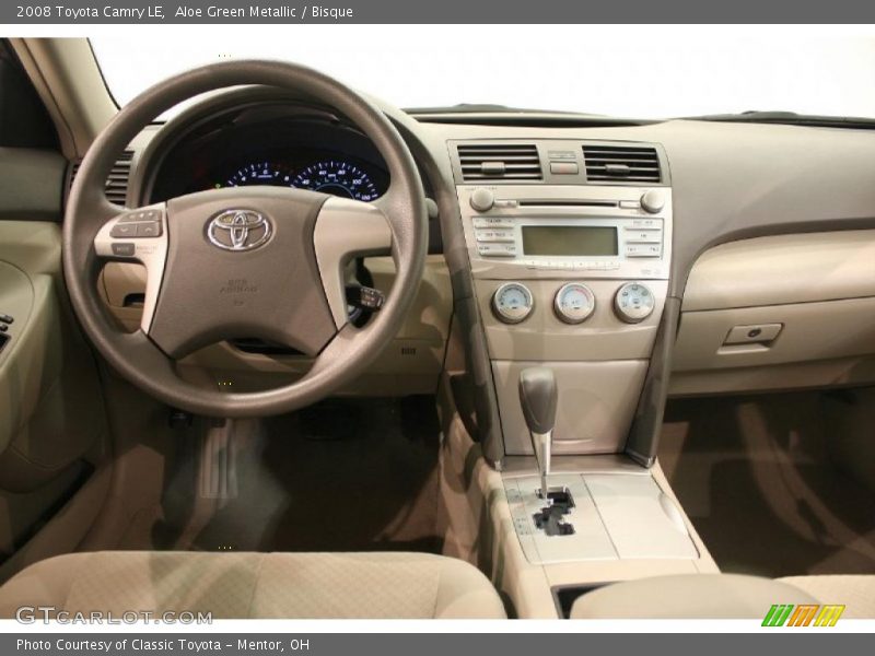 Aloe Green Metallic / Bisque 2008 Toyota Camry LE