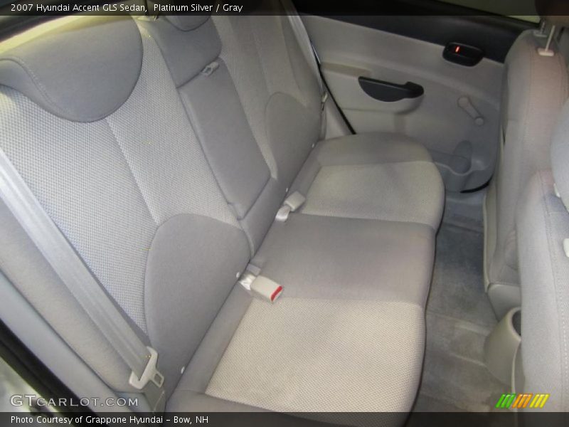 Platinum Silver / Gray 2007 Hyundai Accent GLS Sedan