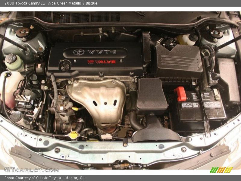 Aloe Green Metallic / Bisque 2008 Toyota Camry LE