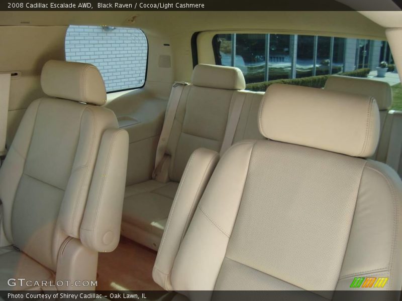 Black Raven / Cocoa/Light Cashmere 2008 Cadillac Escalade AWD