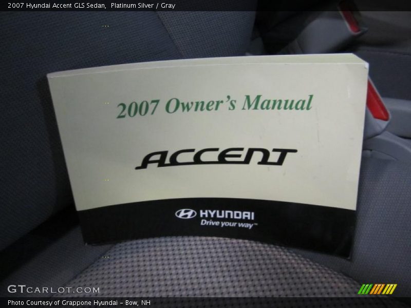 Platinum Silver / Gray 2007 Hyundai Accent GLS Sedan