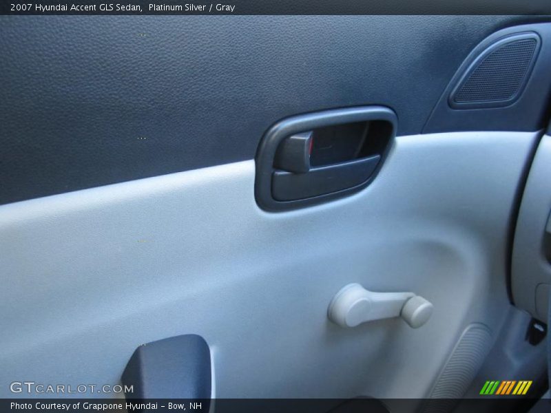 Platinum Silver / Gray 2007 Hyundai Accent GLS Sedan