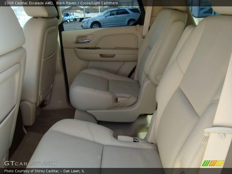 Black Raven / Cocoa/Light Cashmere 2008 Cadillac Escalade AWD