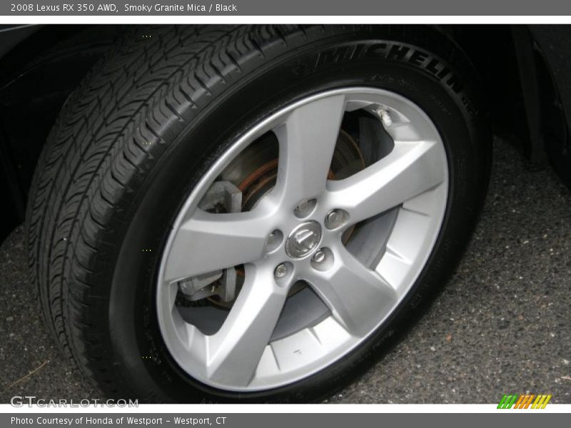 Smoky Granite Mica / Black 2008 Lexus RX 350 AWD