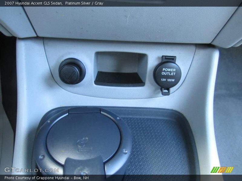 Platinum Silver / Gray 2007 Hyundai Accent GLS Sedan