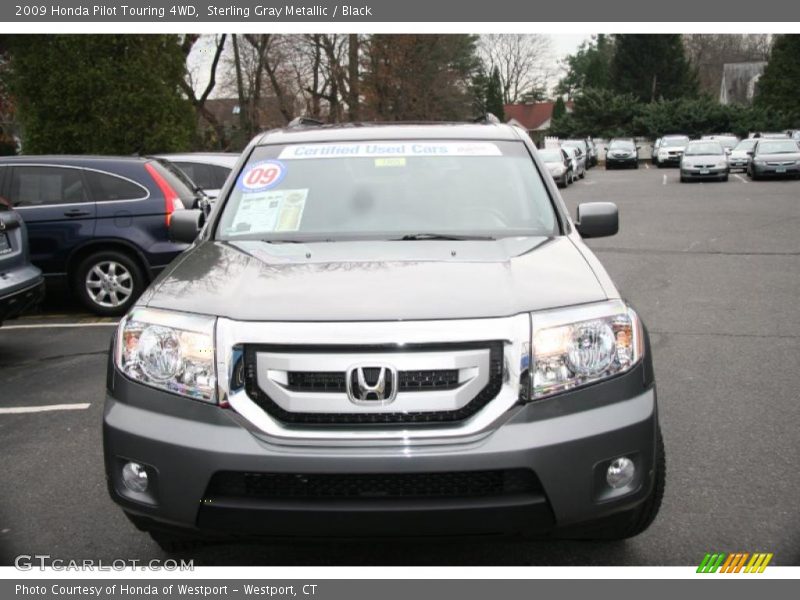 Sterling Gray Metallic / Black 2009 Honda Pilot Touring 4WD
