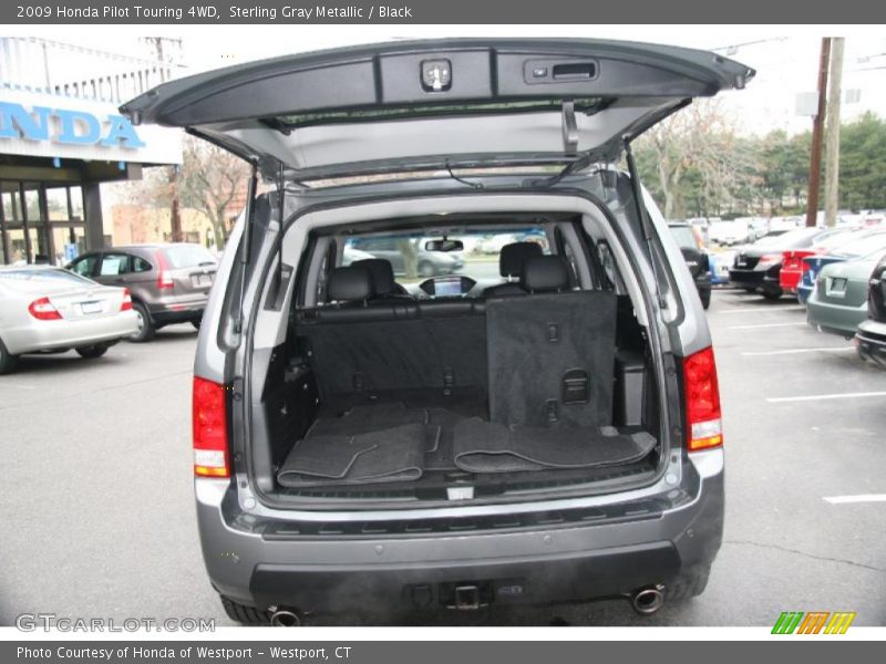 Sterling Gray Metallic / Black 2009 Honda Pilot Touring 4WD