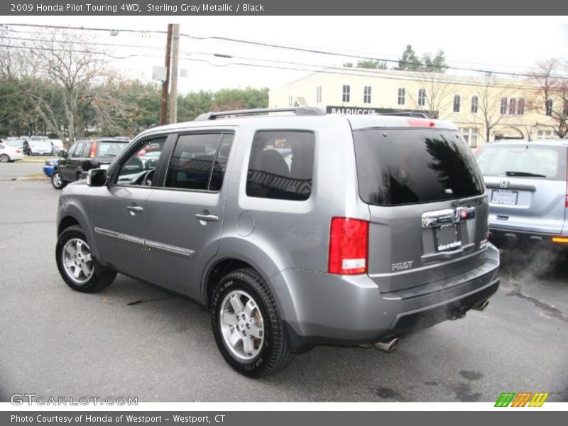 Sterling Gray Metallic / Black 2009 Honda Pilot Touring 4WD