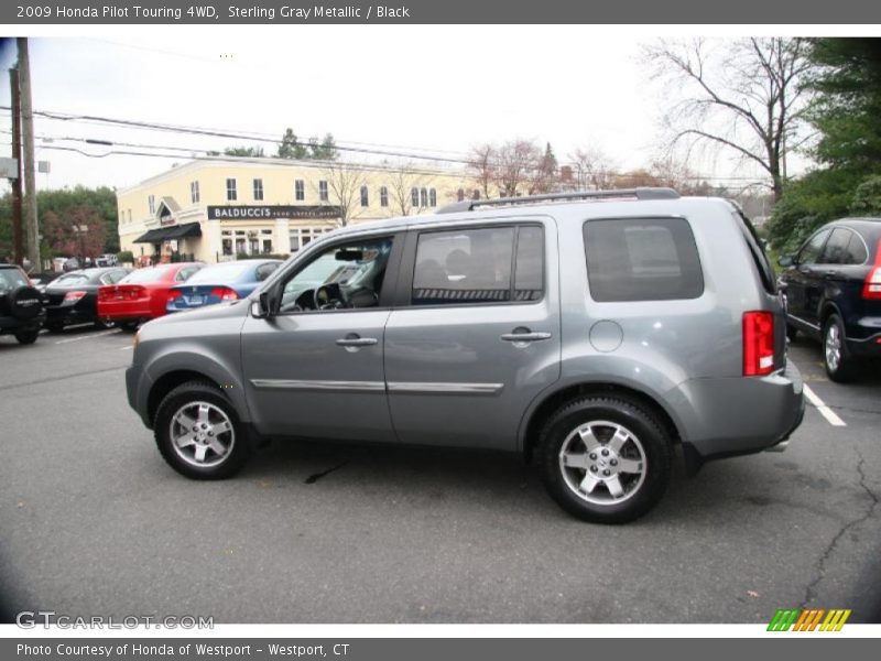 Sterling Gray Metallic / Black 2009 Honda Pilot Touring 4WD