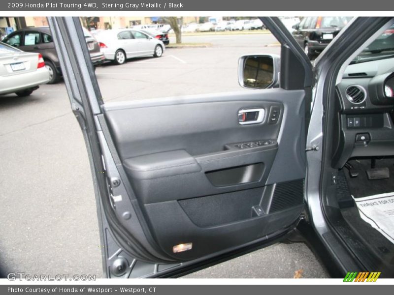 Sterling Gray Metallic / Black 2009 Honda Pilot Touring 4WD