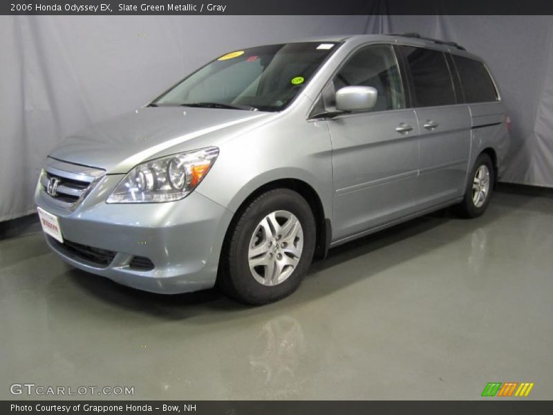 Slate Green Metallic / Gray 2006 Honda Odyssey EX