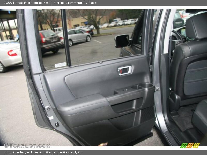 Sterling Gray Metallic / Black 2009 Honda Pilot Touring 4WD
