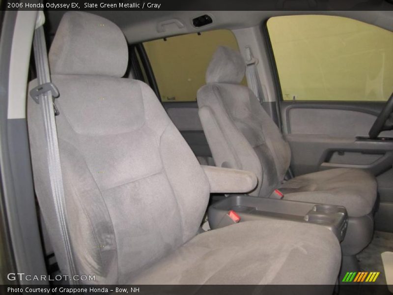 Slate Green Metallic / Gray 2006 Honda Odyssey EX