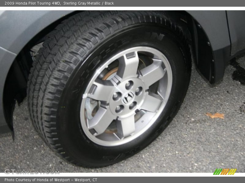 Sterling Gray Metallic / Black 2009 Honda Pilot Touring 4WD