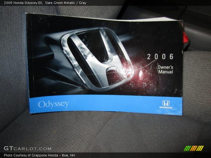 Slate Green Metallic / Gray 2006 Honda Odyssey EX