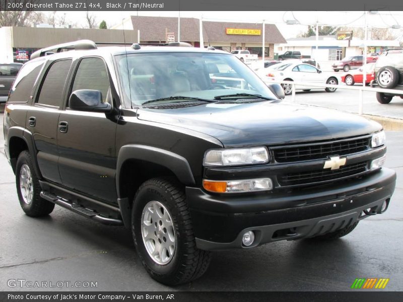 Black / Tan/Neutral 2005 Chevrolet Tahoe Z71 4x4