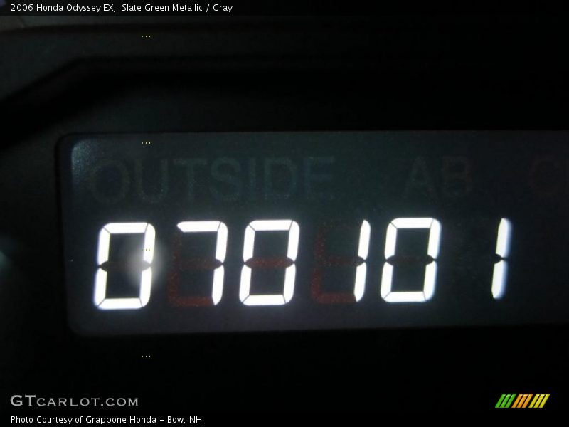 Slate Green Metallic / Gray 2006 Honda Odyssey EX